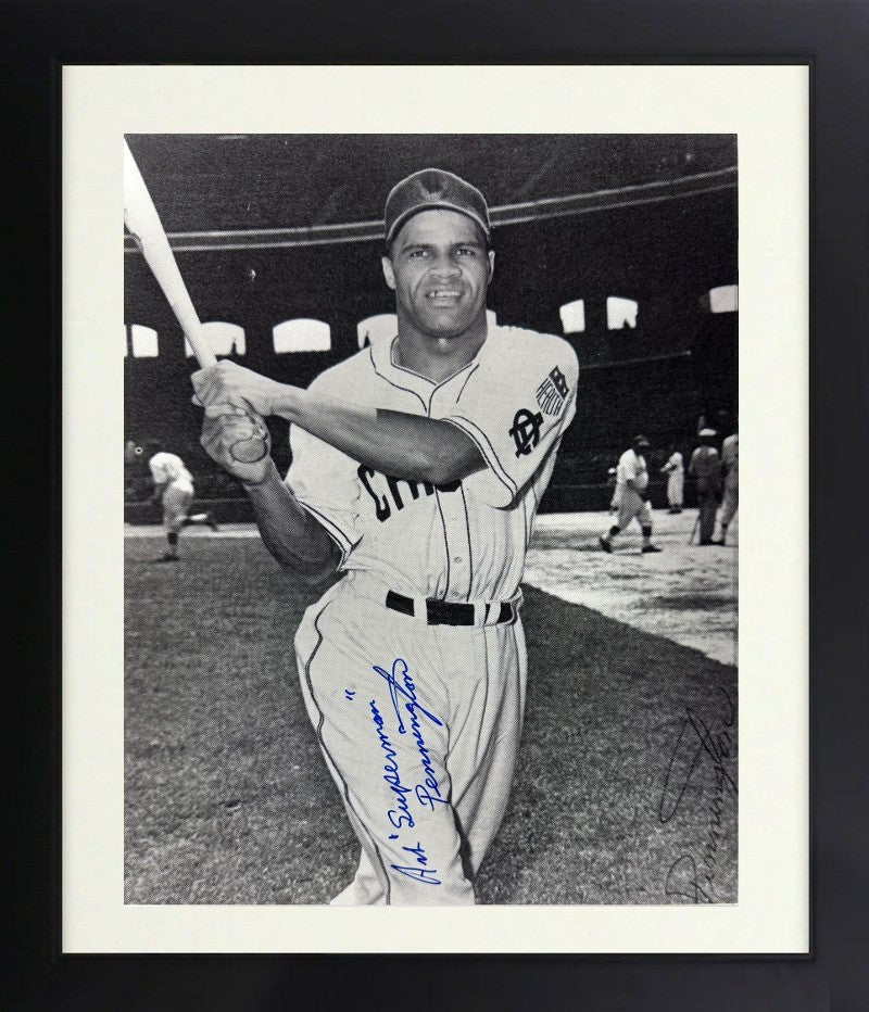 Art Superman Pennington signed Chicago American Giants 8x10 Photo Framed- COA