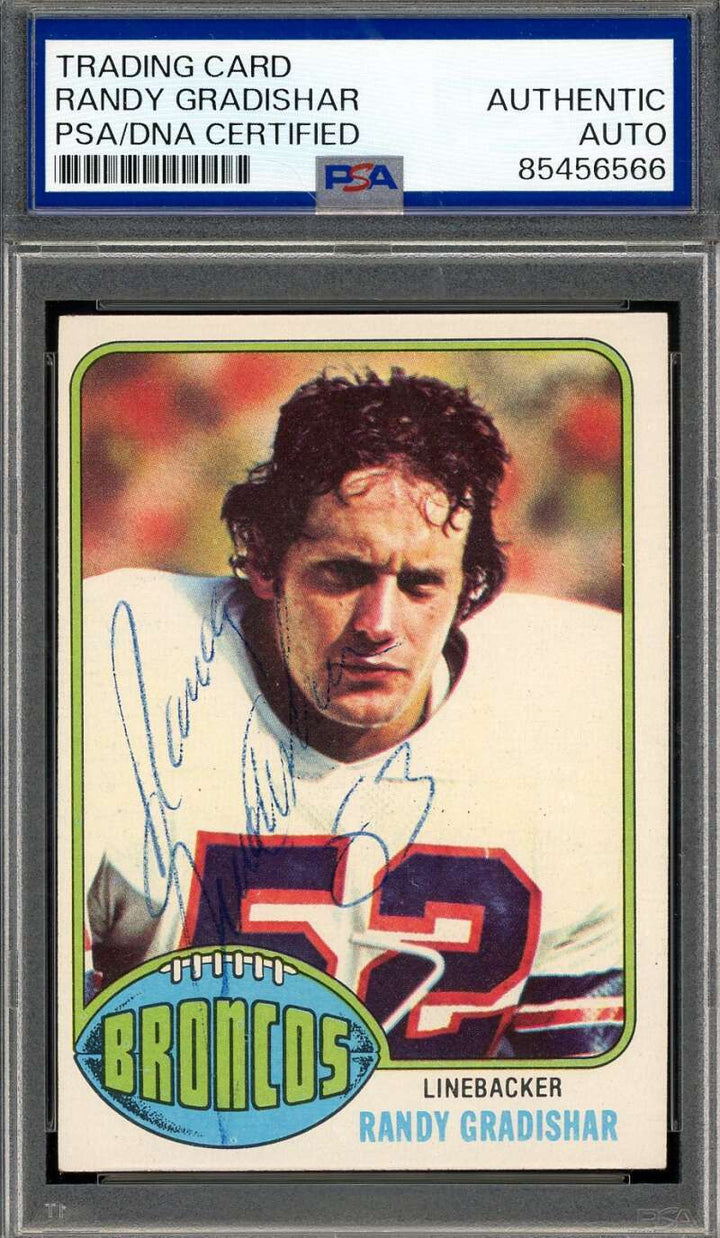Randy Gradishar PSA DNA Vintage Signed 1976 Topps Rookie Autograph