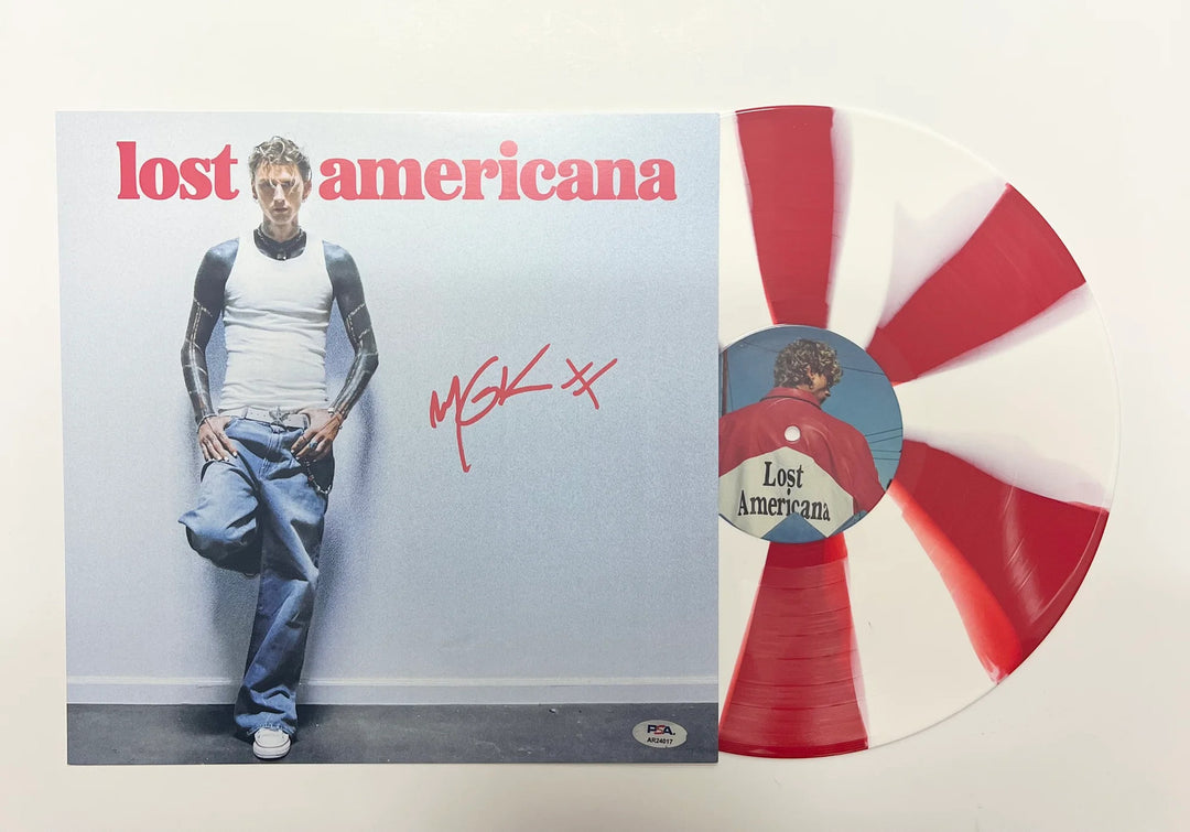 Machine Gun Kelly (MGK) Signed Lost Americana Vinyl Album PSA