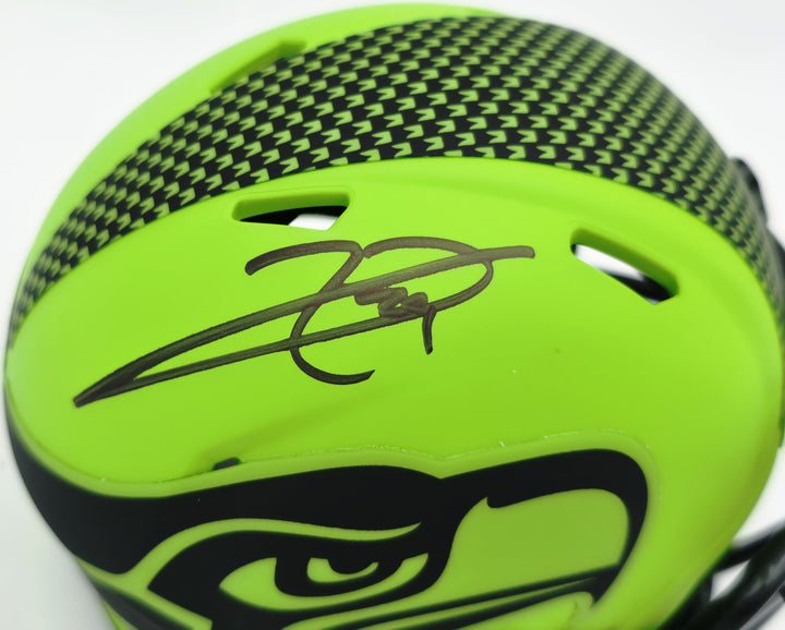 Earl Thomas III Signed Seahawks Rave Green Speed Mini Helmet Beckett Witness