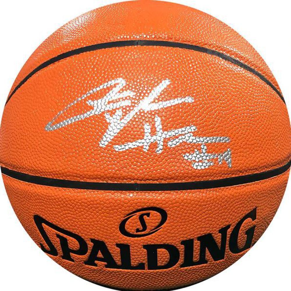 Tyler Herro Autographed Hybrid Indoor/Outdoor Basketball (JSA)
