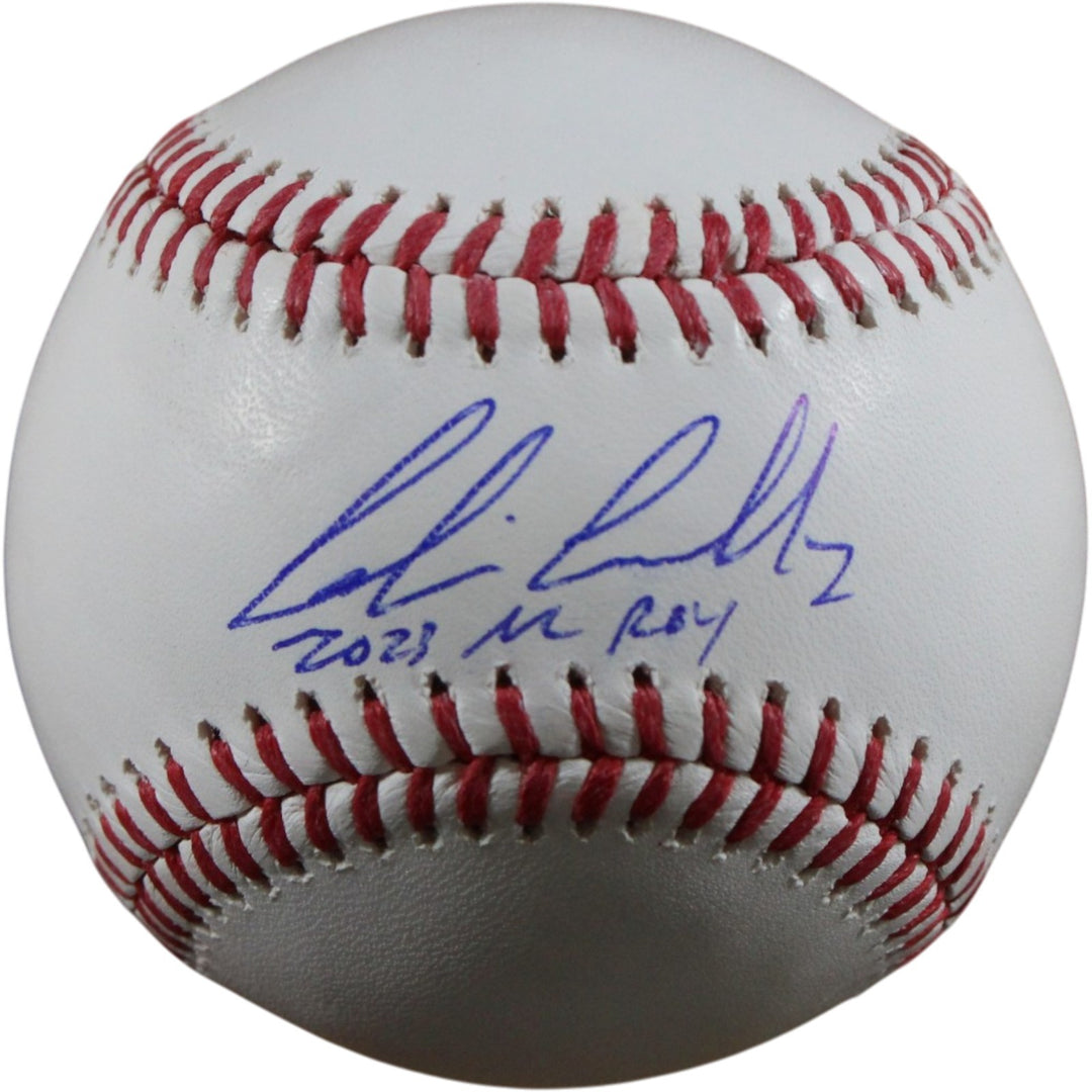 Corbin Carroll Signed Arizona Diamondbacks OML Baseball 23 NL ROY Beckett 56295