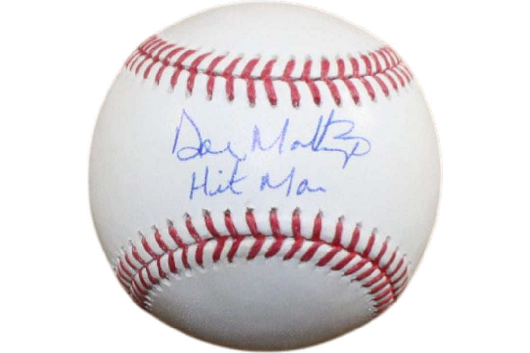 Don Mattingly Autographed New York Yankees OML Baseball Hit Man Beckett 55368