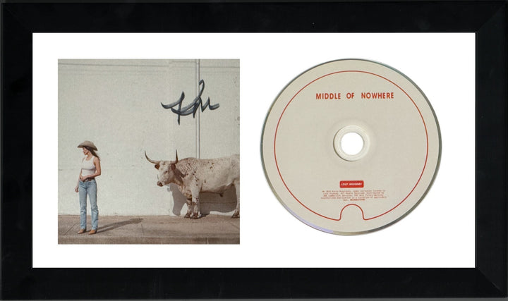 Kacey Musgraves signed 2026 Middle Of Nowhere 4.75x4.75 Art Card/CD Framed- COA