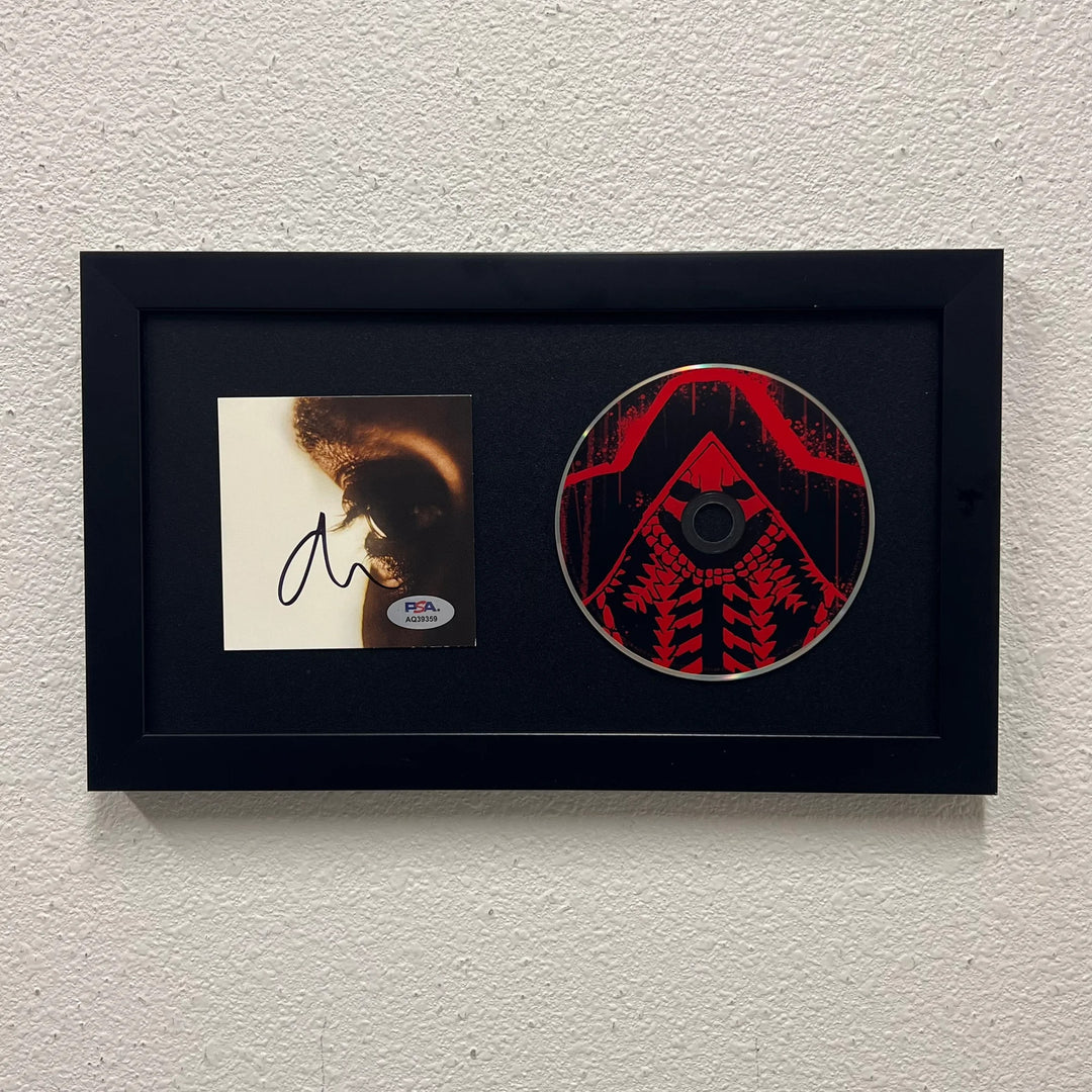 The Weeknd Signed CD Cover Framed PSA/DNA Autographed Hurry Up Tomorrow