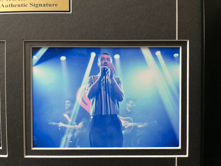 Sam Smith Signed "Love Goes" CD Album Framed Collage JSA COA Autograph Photo