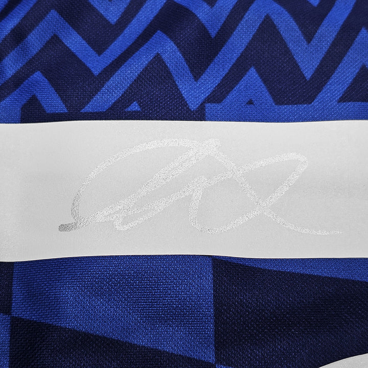 Chelsea F.C. Mason Mount Auto Signed Blue Nike Jersey Size M in Silver Beckett
