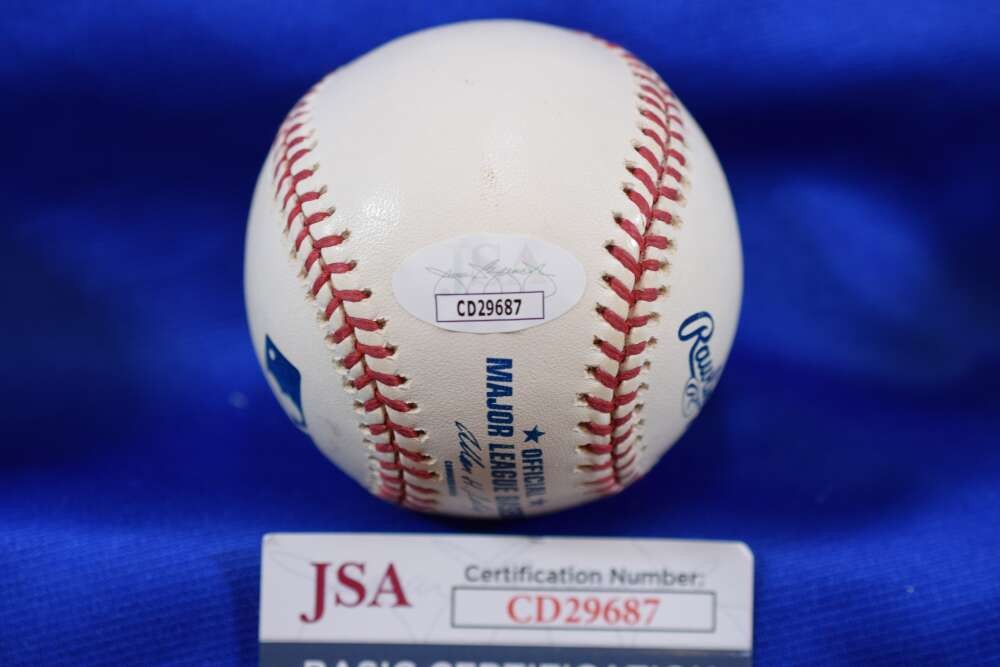 Carl Yastrzemski JSA COA Autograph OML Major League Signed Baseball HOF 1989