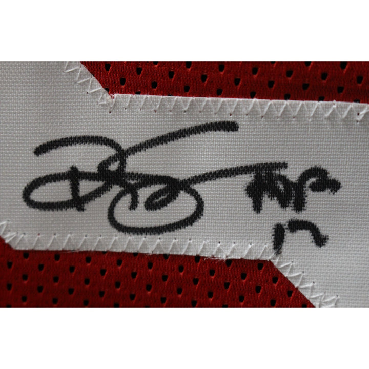 Ralph Sampson Autographed Pro Style Red XL Jersey HOF Beckett Witness 49737