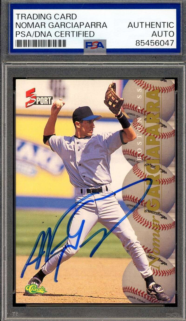 Nomar Garciaparra PSA DNA Signed 1995 Classic Five Sport Rookie Autograph