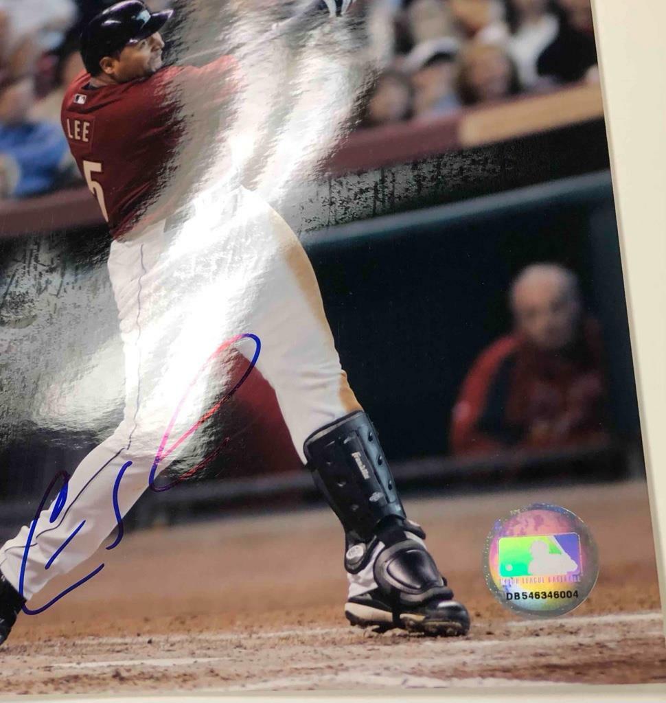 Carlos Lee autograph Houston Astros signed MLB 8x10 photo BAS COA Beckett ~ read
