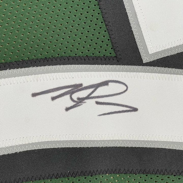FRAMED Signed MICHAEL VICK 35x39 Philadelphia Green Jersey PSA COA