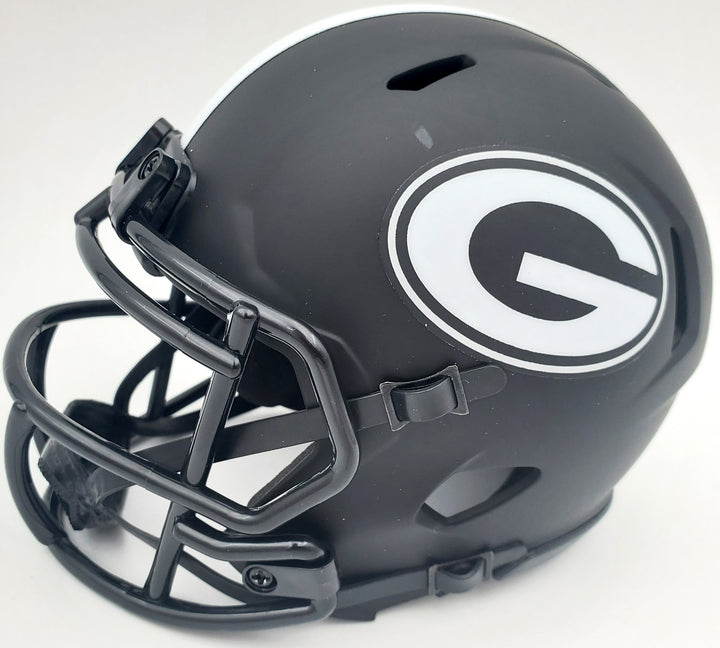 Herschel Walker Signed Georgia Bulldogs Eclipse Black Speed Mini Helmet Beckett