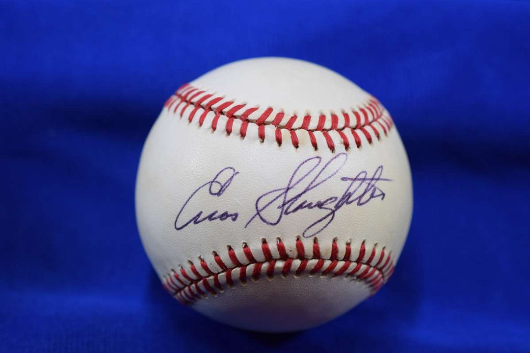 Enos Slaughter PSA DNA Autograph Mac Phail American League Signed Baseball