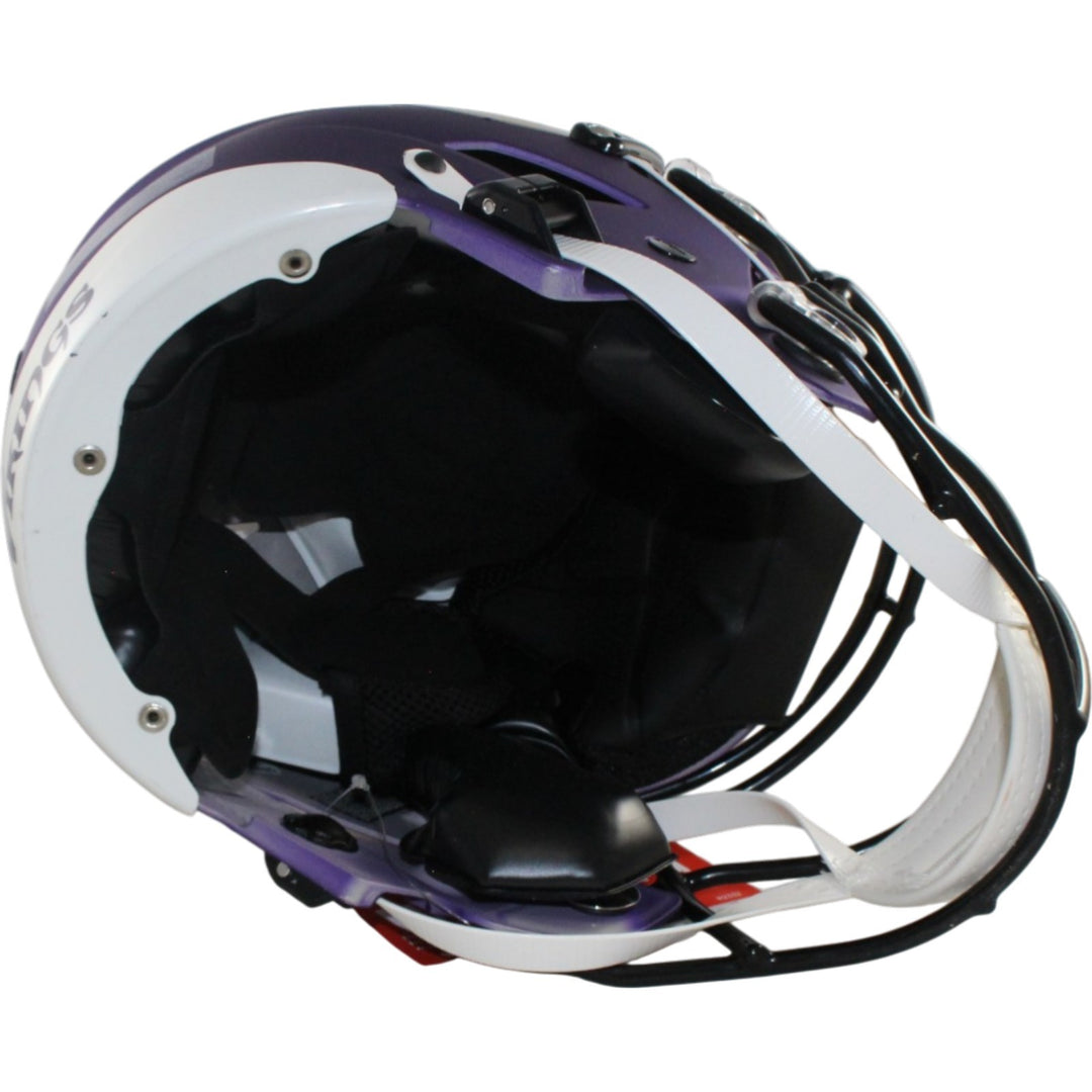Jared Allen Autographed Minnesota Vikings Speedflex Helmet Beckett Witness 55177