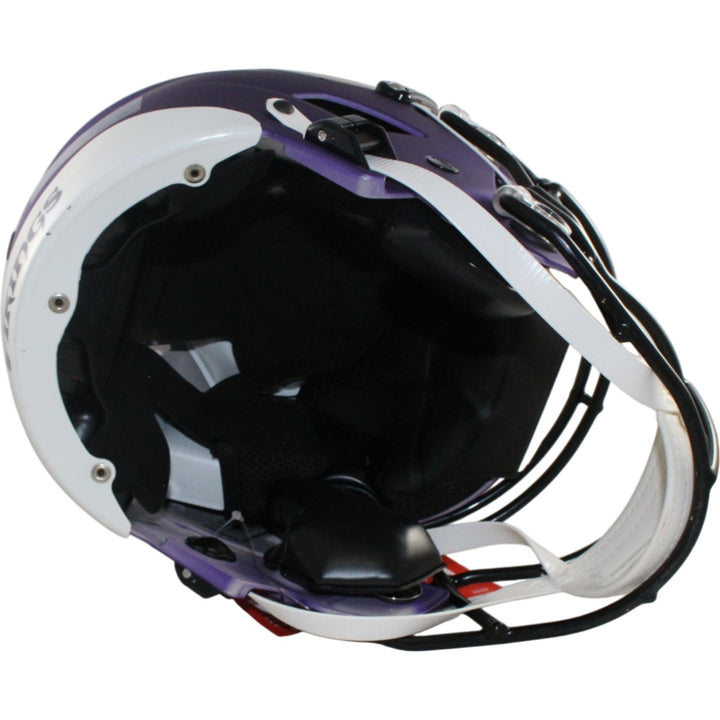 Jared Allen Autographed Minnesota Vikings Speedflex Helmet Beckett Witness 55177