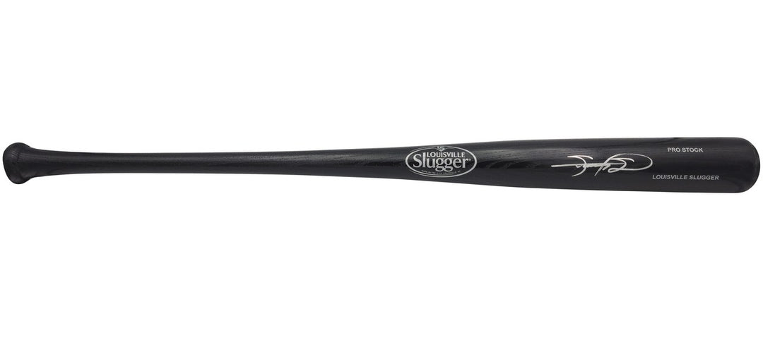 Sammy Sosa Signed Black L Slugger Pro Stock Baseball Bat Cubs Beckett Witness