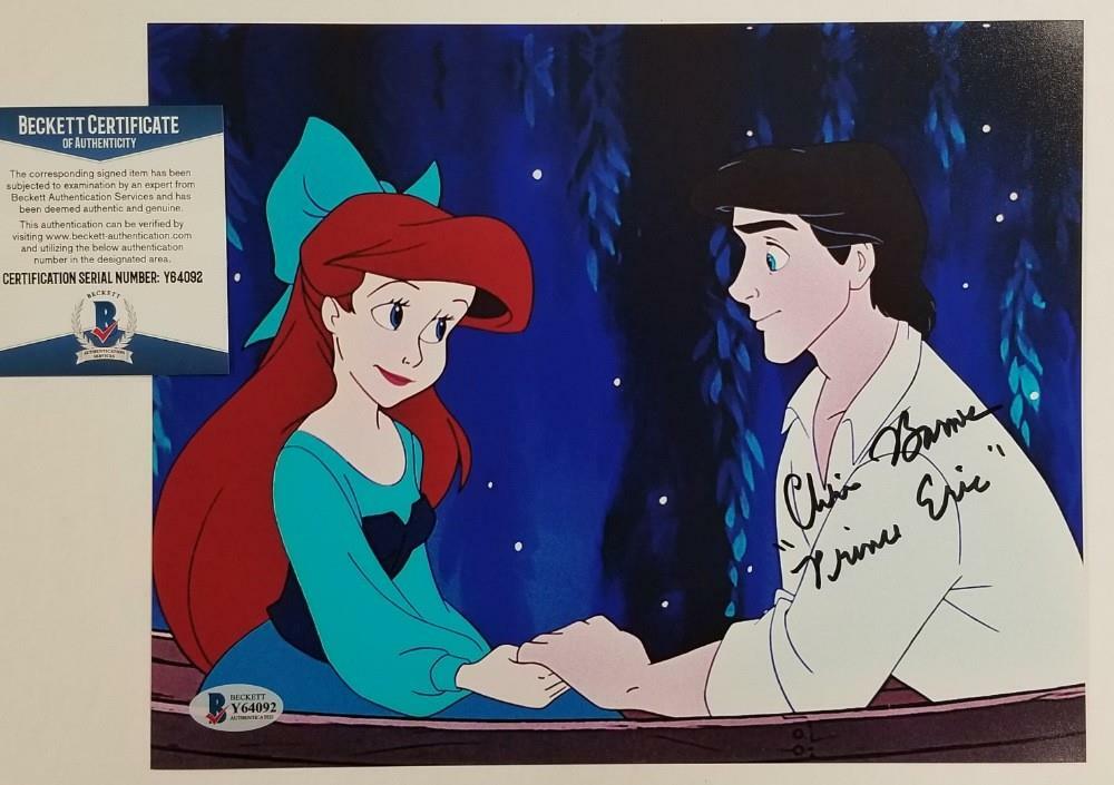 Christopher Barnes signed "Prince Eric" Little Mermaid 8x10 Photo #4 ~ BAS COA