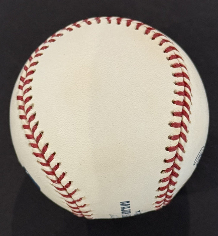 Whitey Ford Yankees Signed Official Baseball 8x Ws Champs Auto Mlb & Mounted Coa