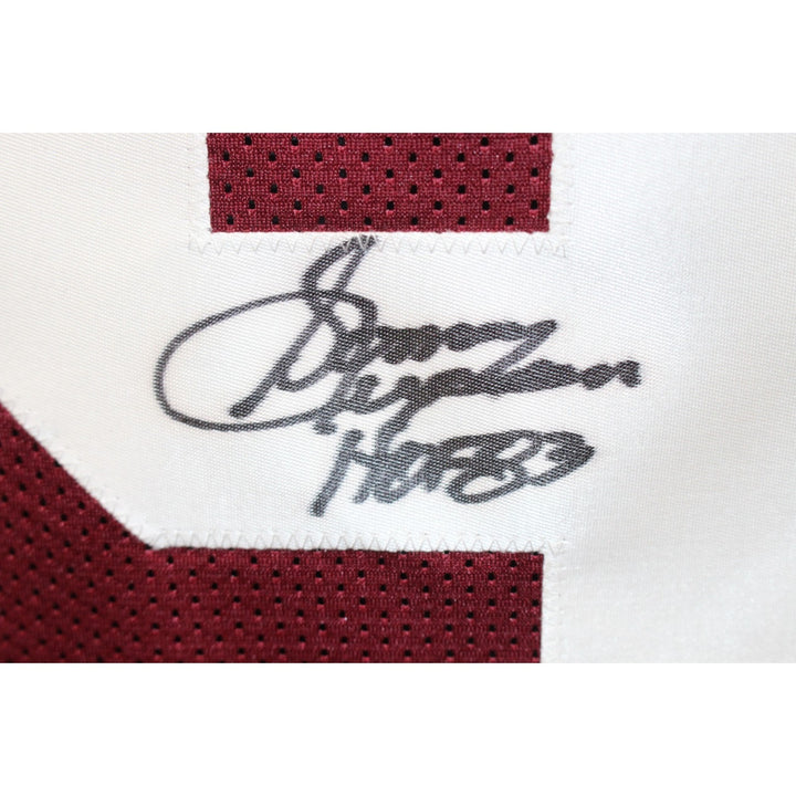Sonny Jurgensen Autographed/Signed Pro Style Size XL Red Jersey JSA 57030