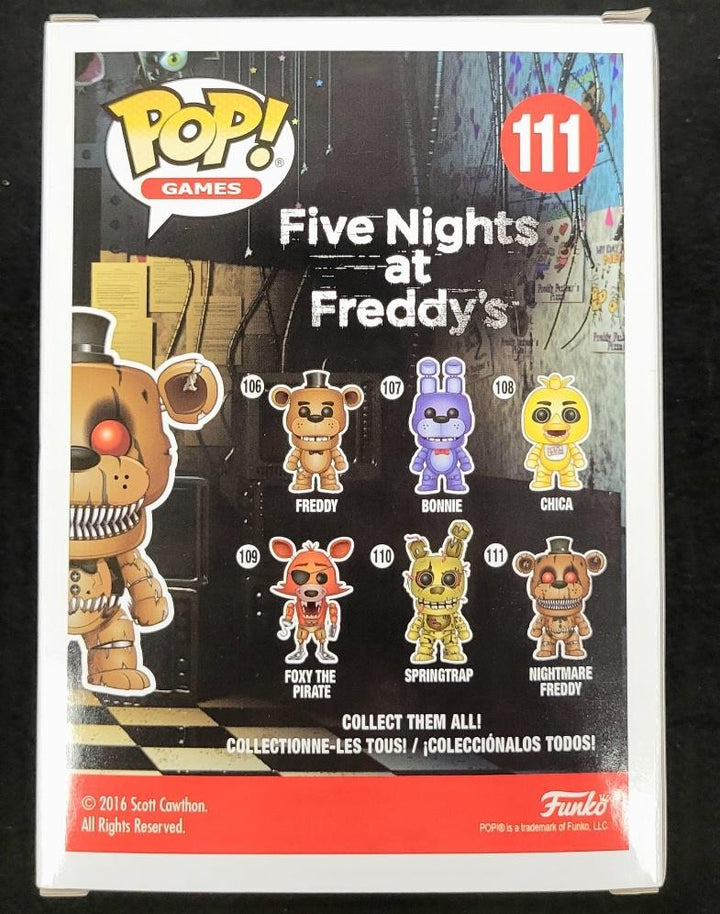 Josh Hutcherson signed Five Nights Nightmare Freddy Funko Pop! 111 ~ Beckett BAS