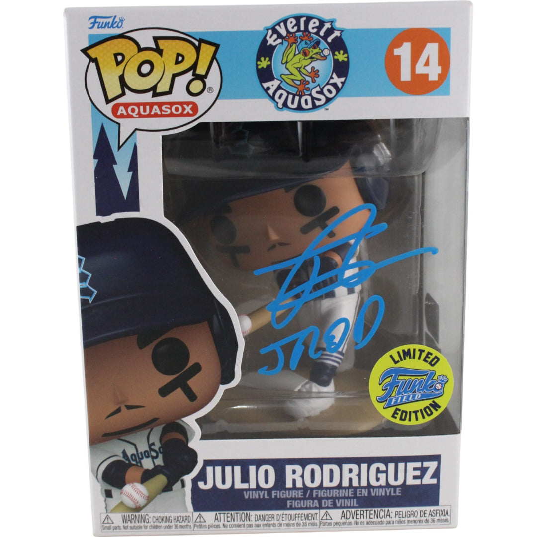 Julio Rodriguez Autographed Seattle Mariners Funko Pop! #14 J Rod Fanatics 53795