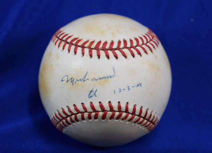Muhammad Ali JSA Coa Autograph American League OAL Signed BasebaLL
