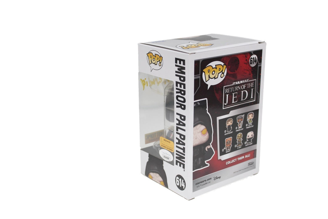 Ian McDiarmid Signed Funko Pop Star Wars Emperor Palpatine 614 JSA COA Autograph