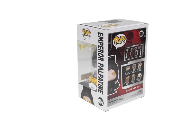 Ian McDiarmid Signed Funko Pop Star Wars Emperor Palpatine 614 JSA COA Autograph