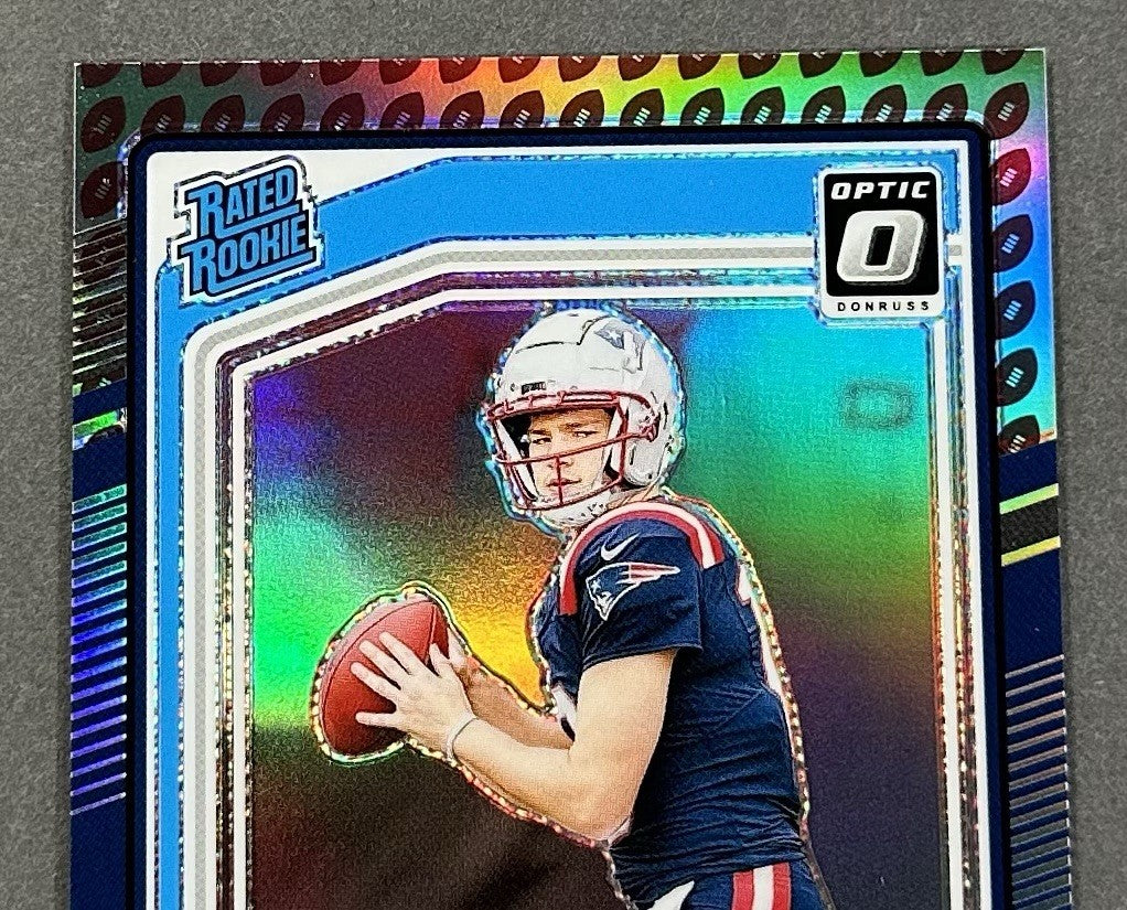 2024 Donruss Optic Drake Maye Preview Football Emoji Patriots Rookie SSP #379