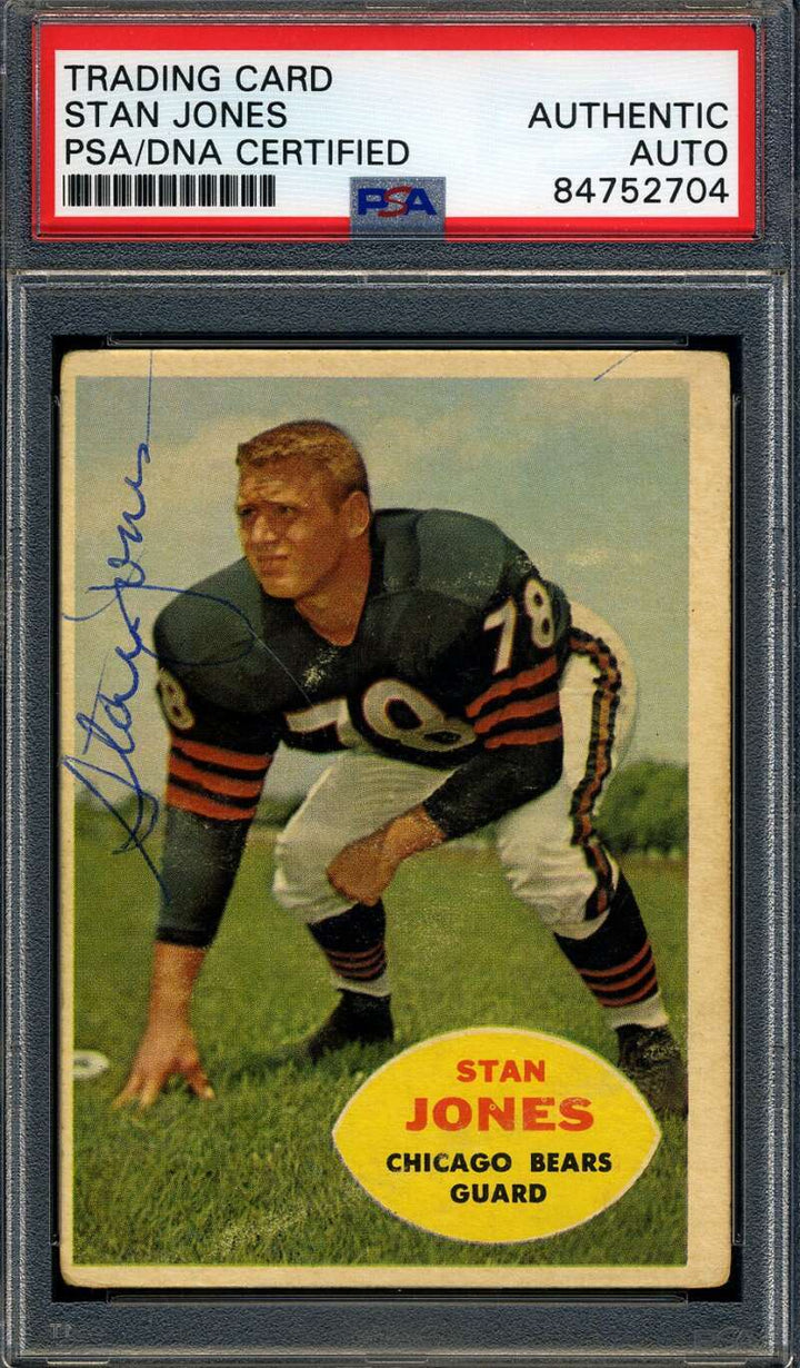 Stan Jones PSA DNA Signed 1960 Topps Autograph