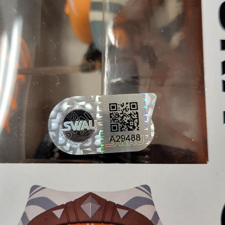Rosario Dawson signed Ahsoka Tano Funko Pop Star Wars autograph ~ SWAU Holo