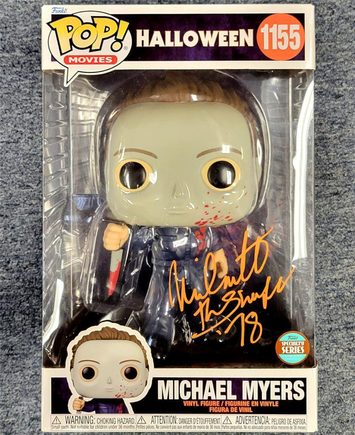 Nick Castle signed Michael Myers 10" Specialty Series Funko Pop! Figure auto BAS