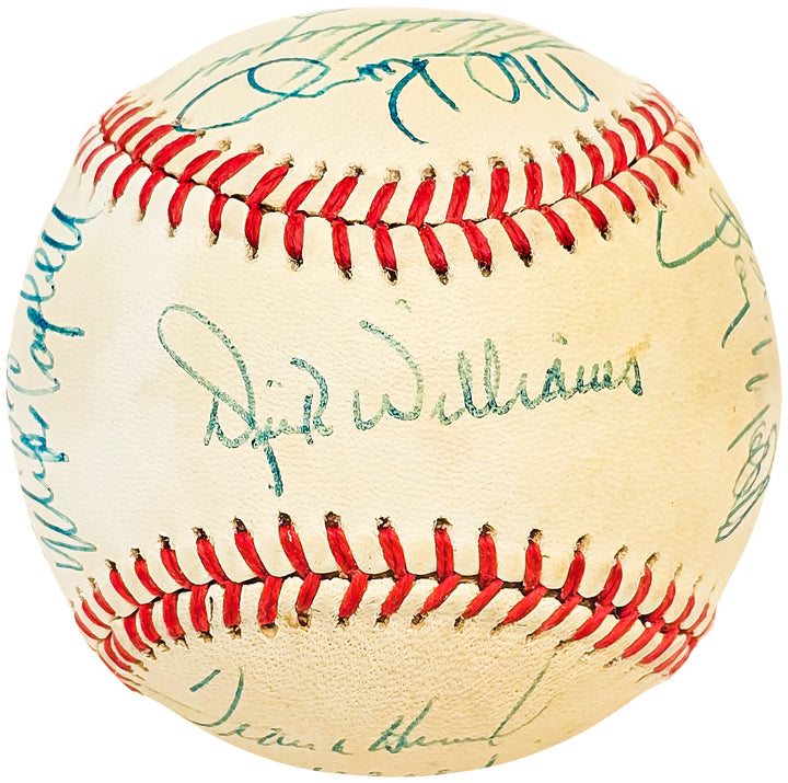 1987 Mariners Team Signed Autographed Signed AL Baseball With 19 Sigs 218497