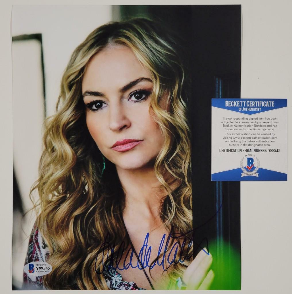 Drea De Matteo signed 8x10 Photo Sopranos ~ Sons of Anarchy (B)~ Beckett BAS COA
