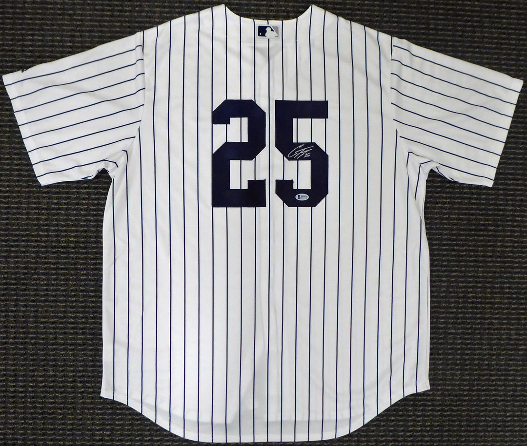 New York Yankees Gleyber Torres Signed White Majestic Cool Base Jersey Size L