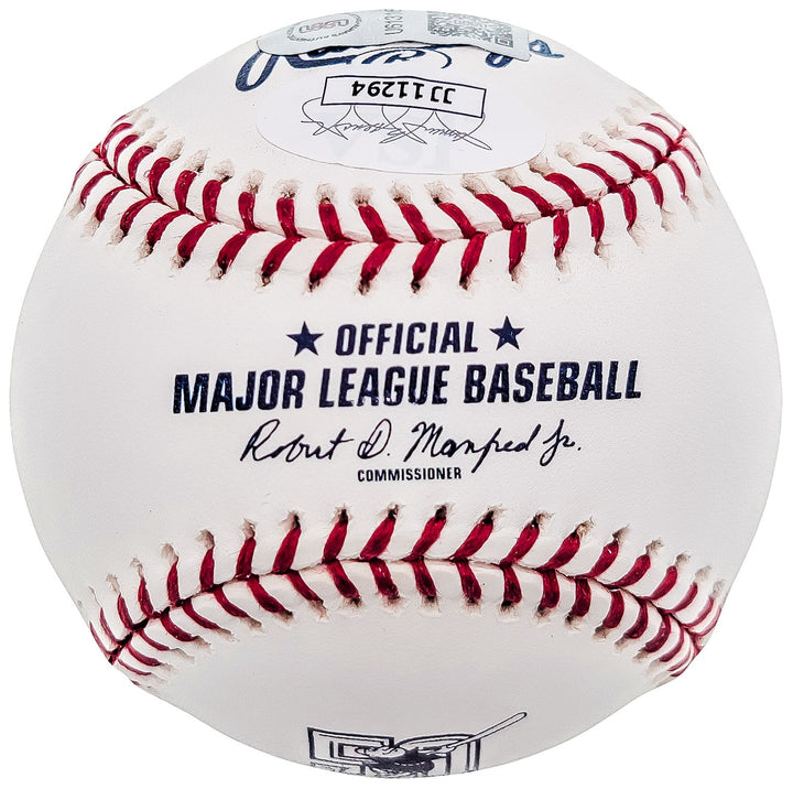 Fernando Tatis Jr Auto OMLB 50th Anniversary Logo Baseball Padres Bebo JSA
