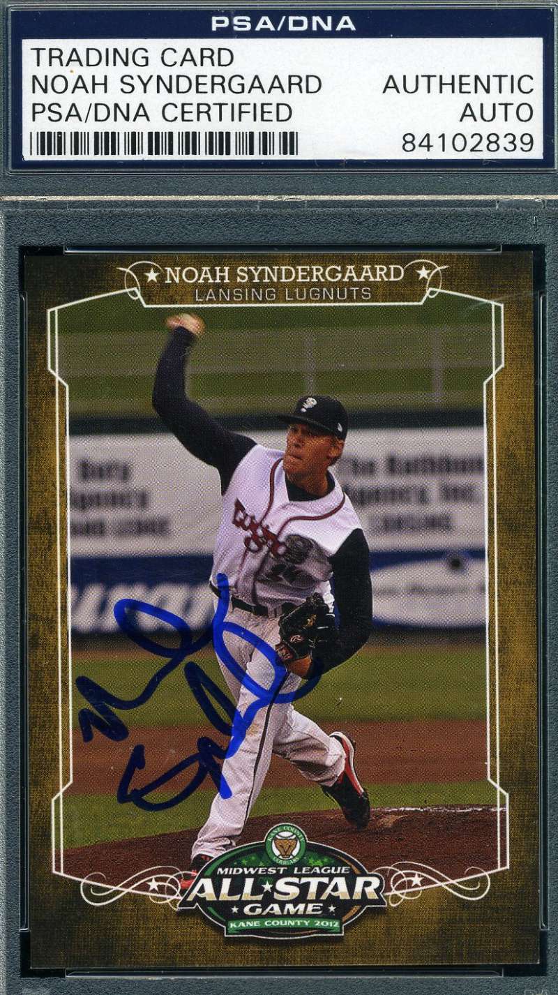 Noah Syndergaard 2012 Grandstand Rookie PSA DNA Coa Autograph Authentic Signed