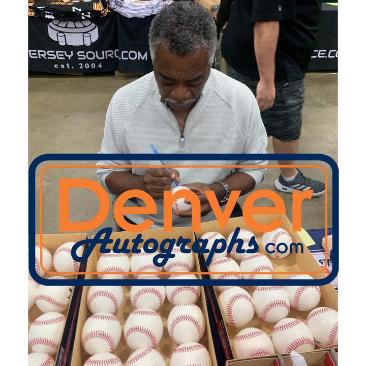 Eddie Murray Autographed Baltimore Orioles OML Baseball 3255 Hits Beckett 54635