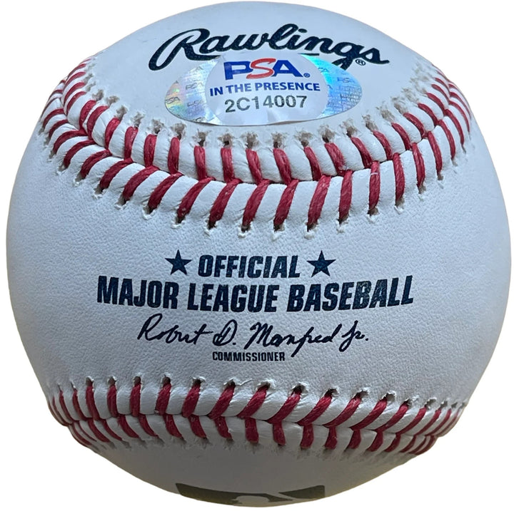 Randy Arozarena Jonathan India Dual Signed Autographed Official Baseball (Becket