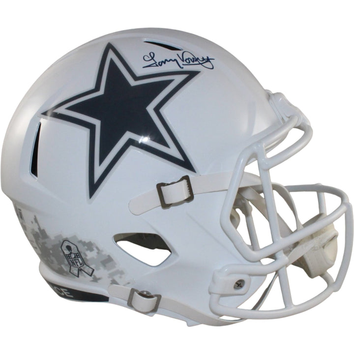 Tony Dorsett Autographed Dallas Cowboys F/S 24 STS Helmet Beckett 56481