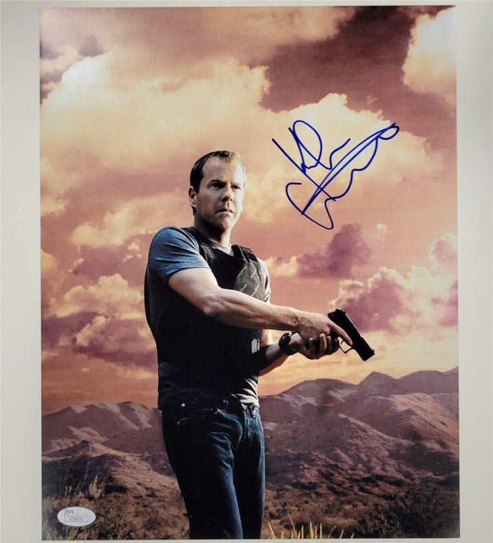 Kiefer Sutherland signed11x14 photo poster The Lost Boys autograph ~ JSA sticker