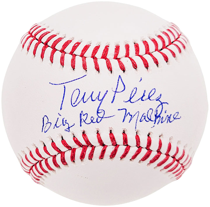 Tony Perez Signed MLB Baseball Cincinnati Reds "Big Red Machine" Beckett Wit
