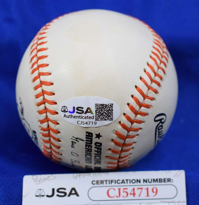 Fernando Valenzuela JSA Coa Autograph Official American League Signed Baseball