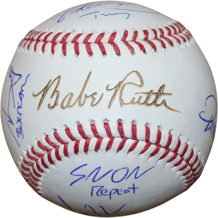 Sandlot Signed Babe Ruth OML Baseball Renna +7 Character Name Beckett 50337