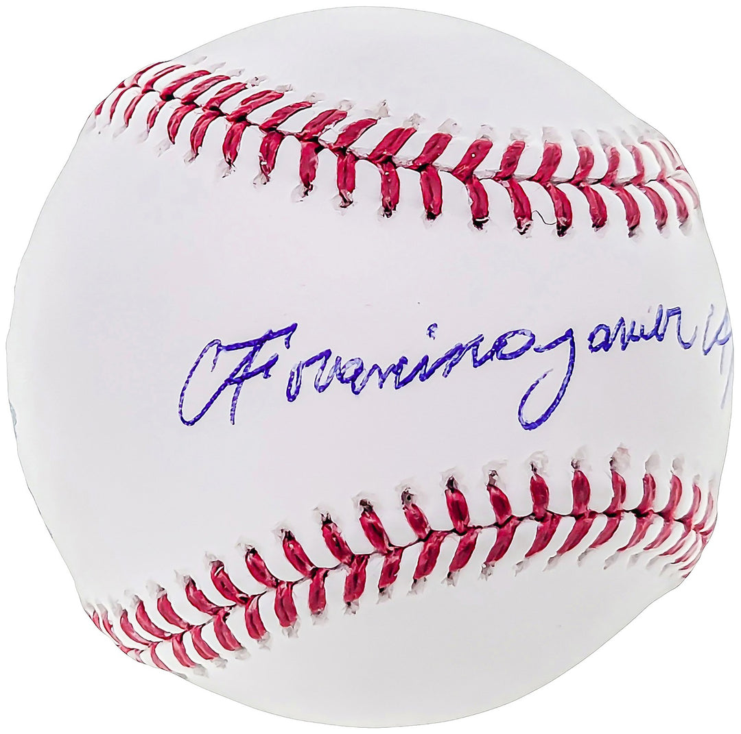 Francisco Alvarez Auto Signed MLB Baseball New York Mets Full Name Beckett Wit