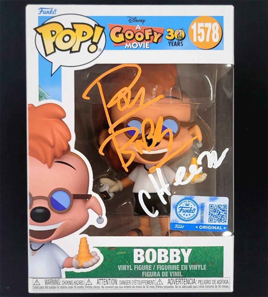 Pauly Shore signed "Cheeza" Bobby Funko Pop! 1578 Goofy Movie (A) ~ Beckett BAS