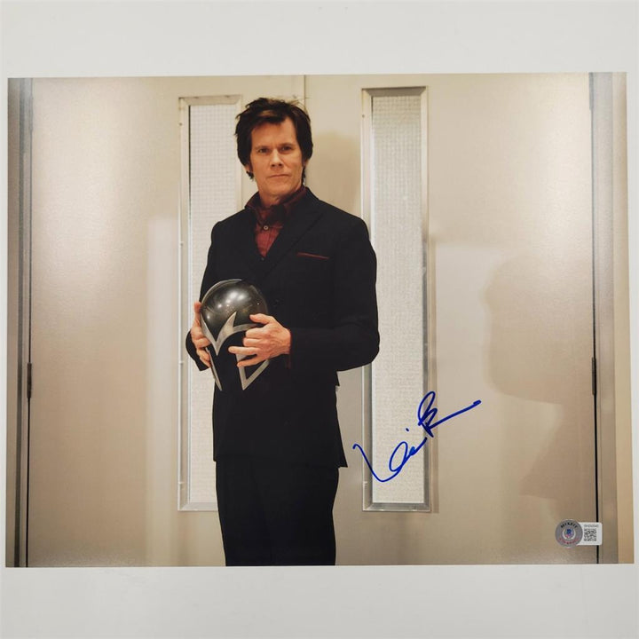 Kevin Bacon signed 11x14 photo X-Men autograph (A) ~ Beckett BAS Holo