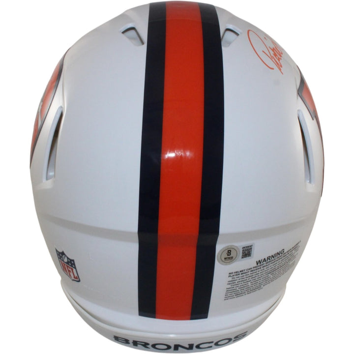 Patrick Surtain Autographed Denver Broncos Authentic 23 Alt Helmet Beckett 56440