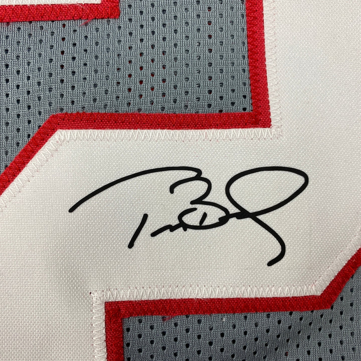 Facsimile Autographed Tom Brady Tampa Bay Pewter Reprint Jersey Size Men's XL
